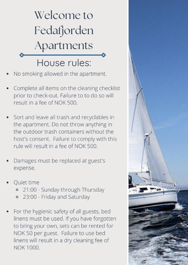 Fedafjorden Apartments Zewnętrze zdjęcie